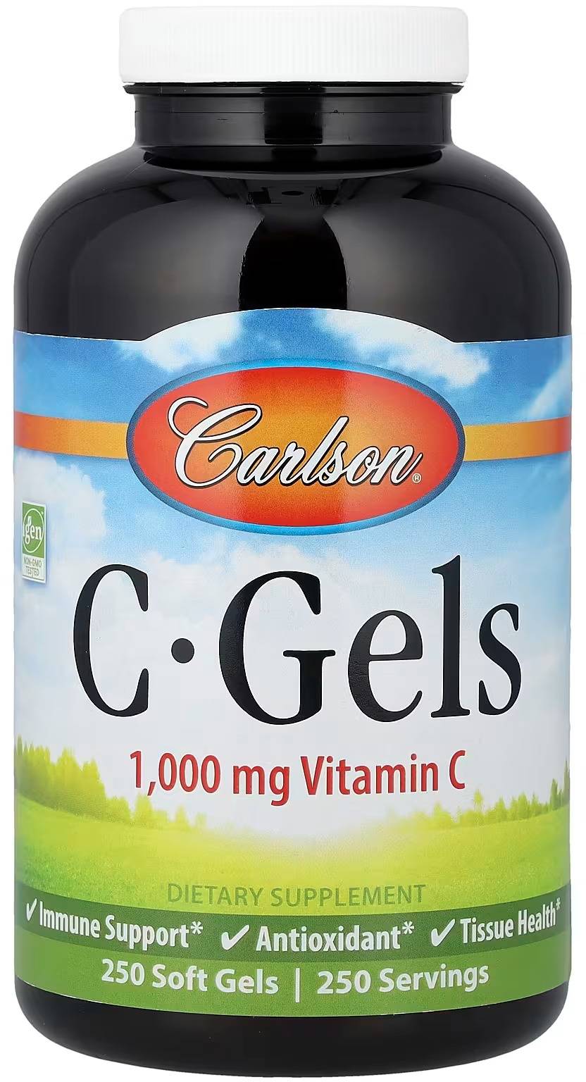 Carlson C-Gel 1000mg 250 Soft Gels