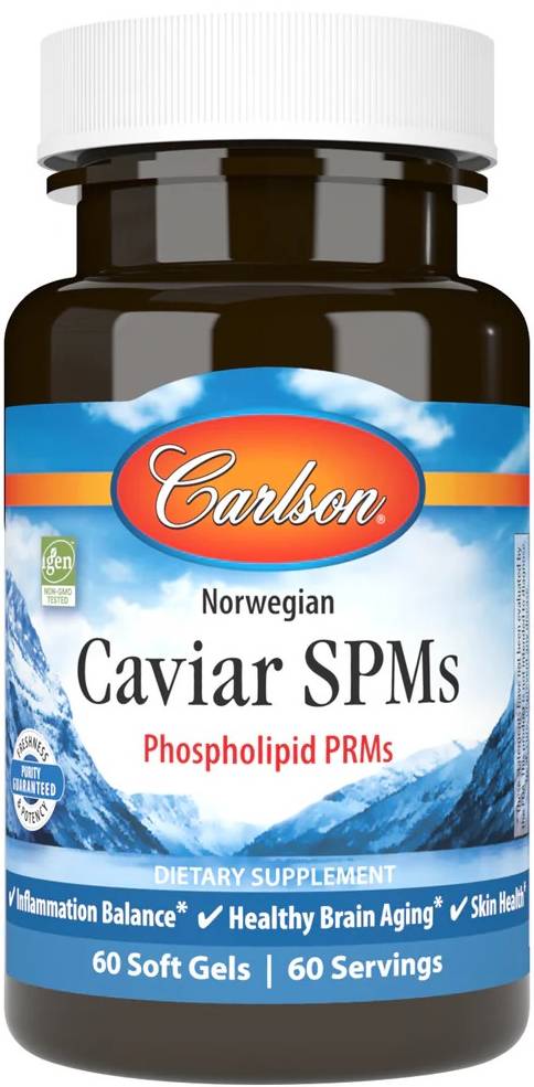 Carlson Caviar SPMs 500mg 60 Soft Gel