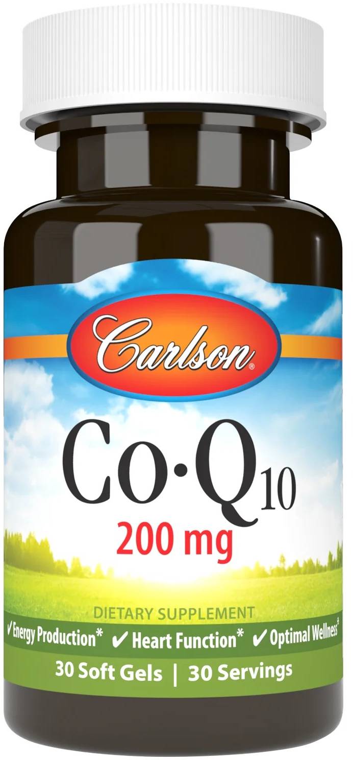 Carlson Co-Q-10 200mg 30 Soft Gels