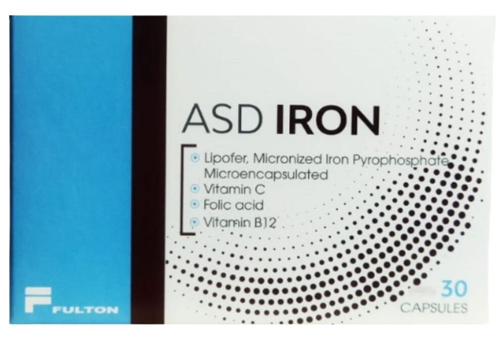 Asd Iron Capsules - 30s