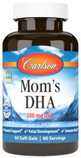 Carlson Mother's DHA 500mg 60 SoftGel