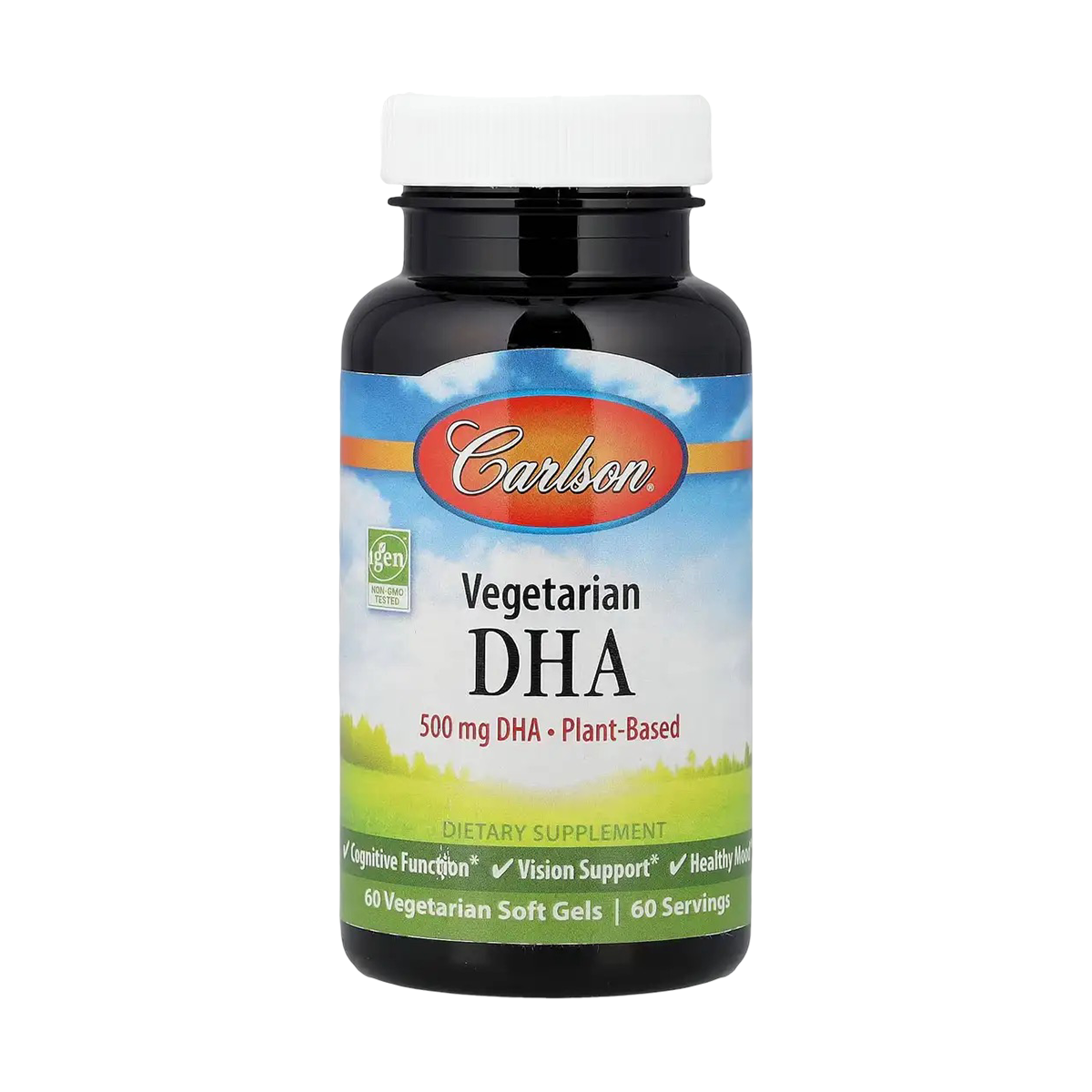 Carlson Vegetarian Dha 500 Mg - 60 Soft Gels