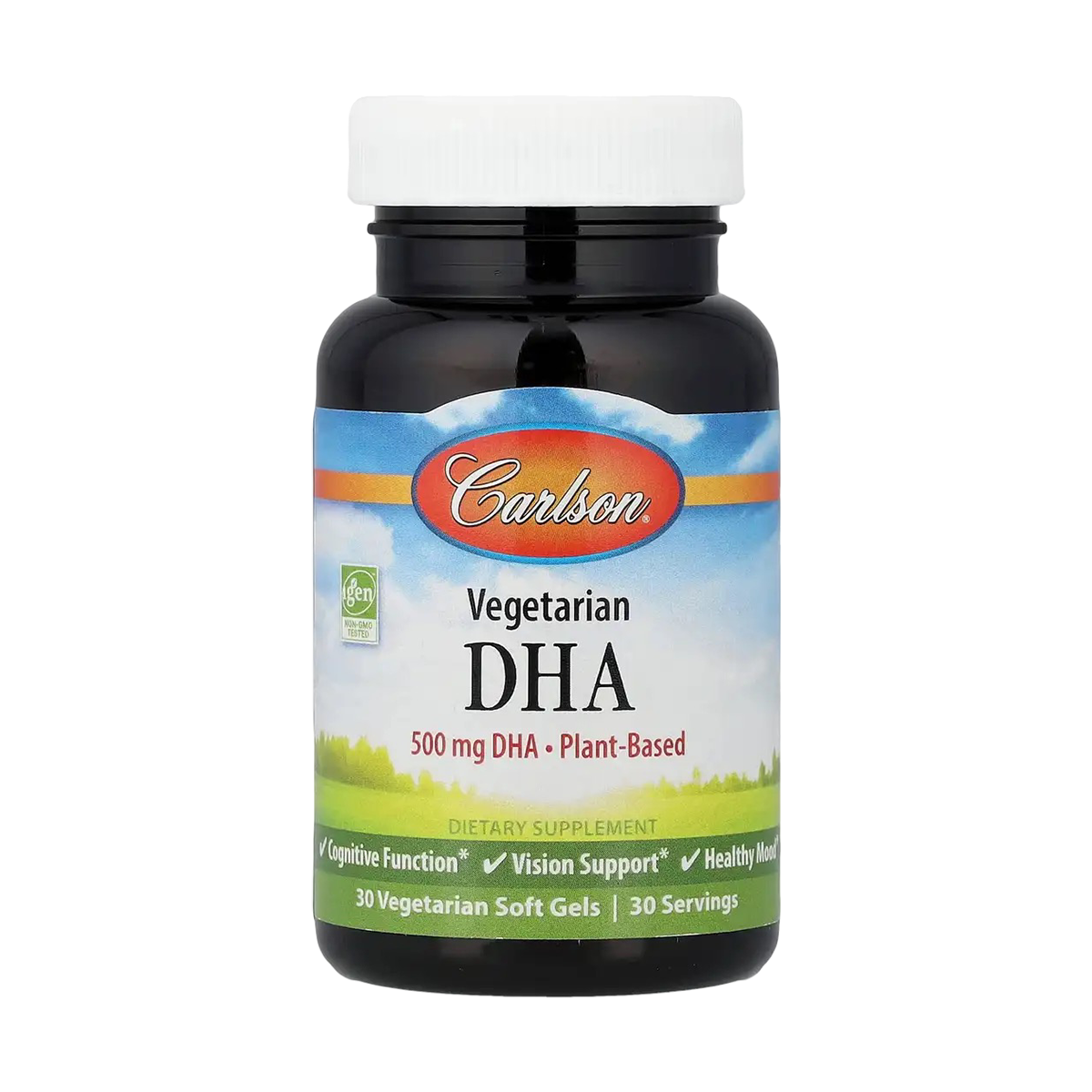 Carlson Vegetarian Dha 500 Mg - 30 Soft Gels