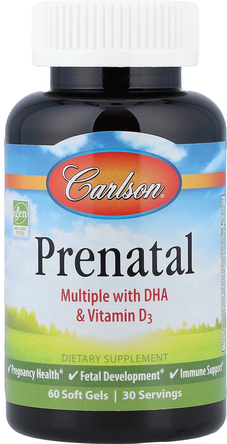 Carlson Prenatal Multi With Dha - 60 Soft Gels