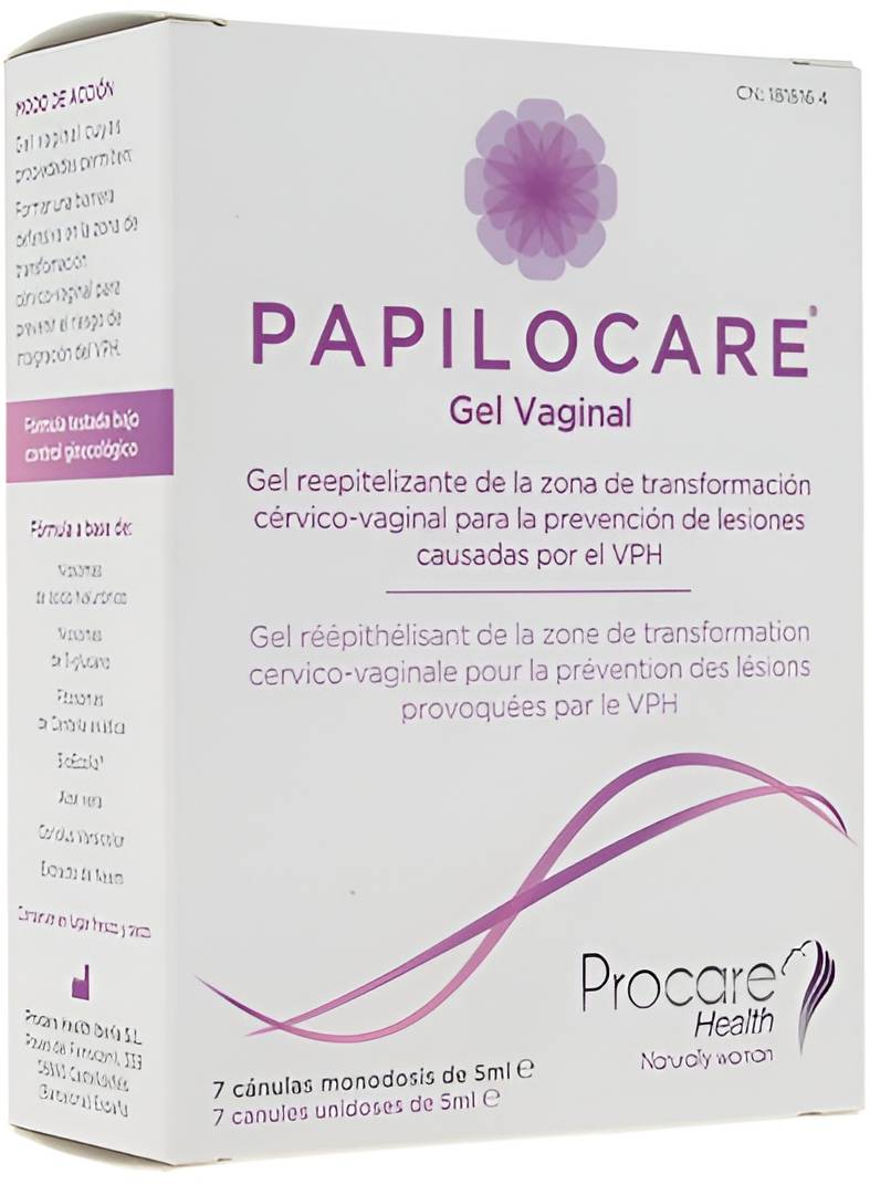 Papilocare Vaginal Gel Combination Cannulas - 7 X 5 ml