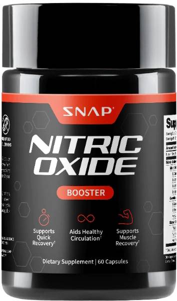 Snap Supplements Nitric Oxide Booster Performance Formula - 60 Capsules