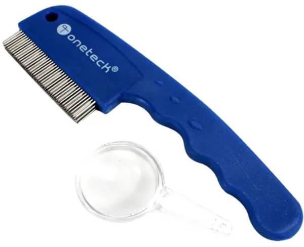 Onetech Blue 3 Row Teeth Anti-Lice Comb