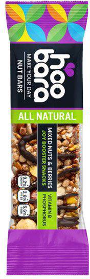 Hoo Bara Cereal Bar Mix Berries 1S