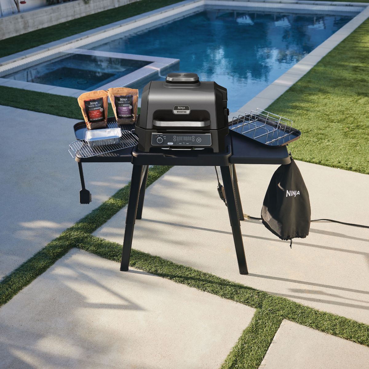 Ninja Woodfire Pro Xl Electric Bbq Grill & Smoker - OG850ME | Nahdi