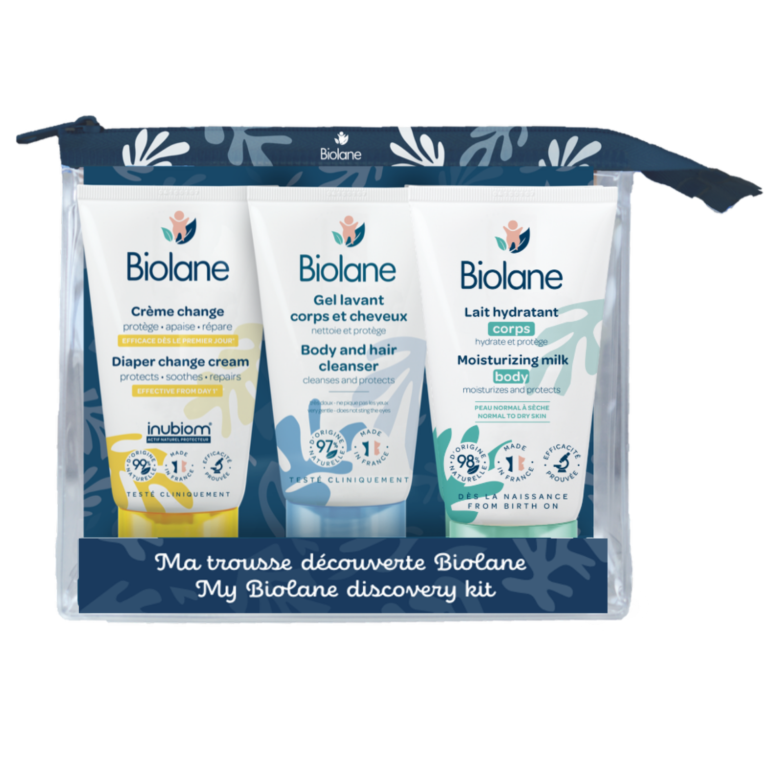 Biolane Travel Set - 3 Items X 50ml