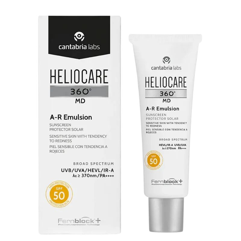 هليوكير 360 Md A R Emulsion Spf50 Tinted Anti Redness Sunscreen For Sensitive Skin 50 مل