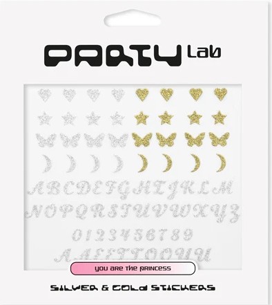 You Are The Princess Party Lab Stickers Silver And Gold