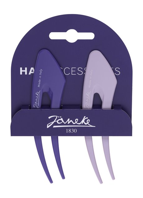 Super Brush Hair Clip Violet - 2 Pieces