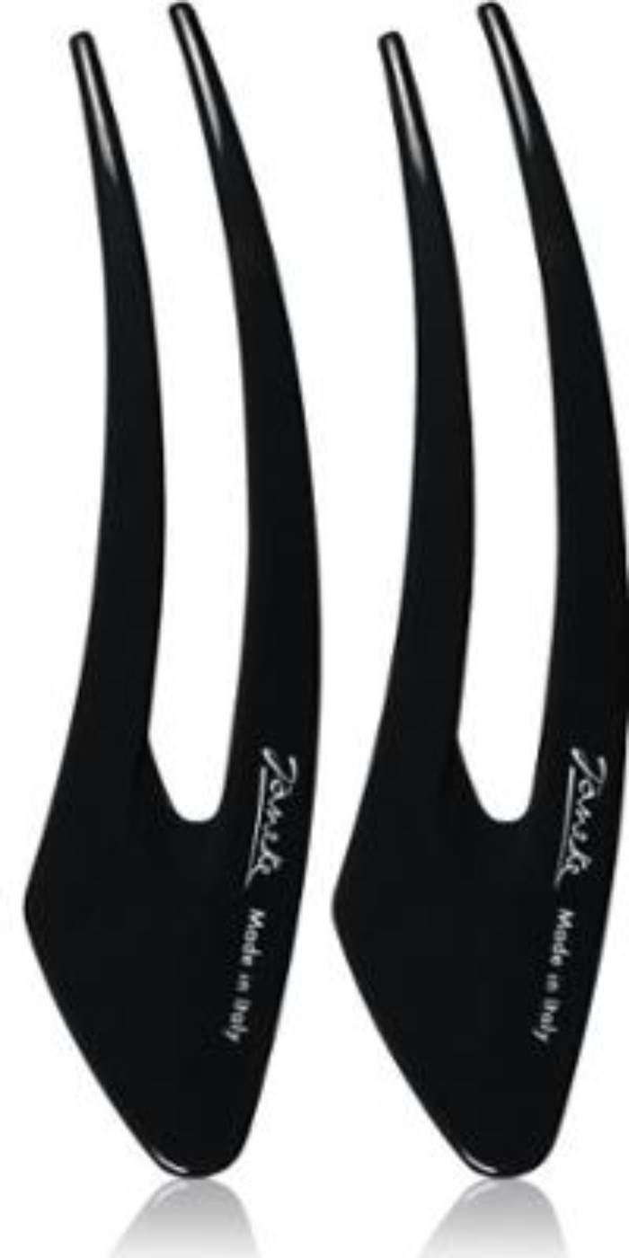 Super Brush Hair Clip Black - 2 Pieces