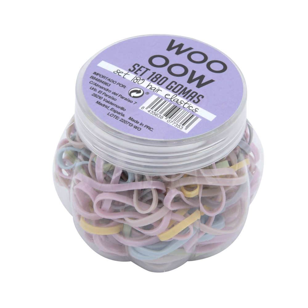 You Are The Princess Woo Oow Set Of 180 Silicone Hair Ties
