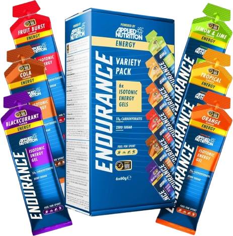 Applied Nutrition Energy Variety Pack 6 Gels In Box