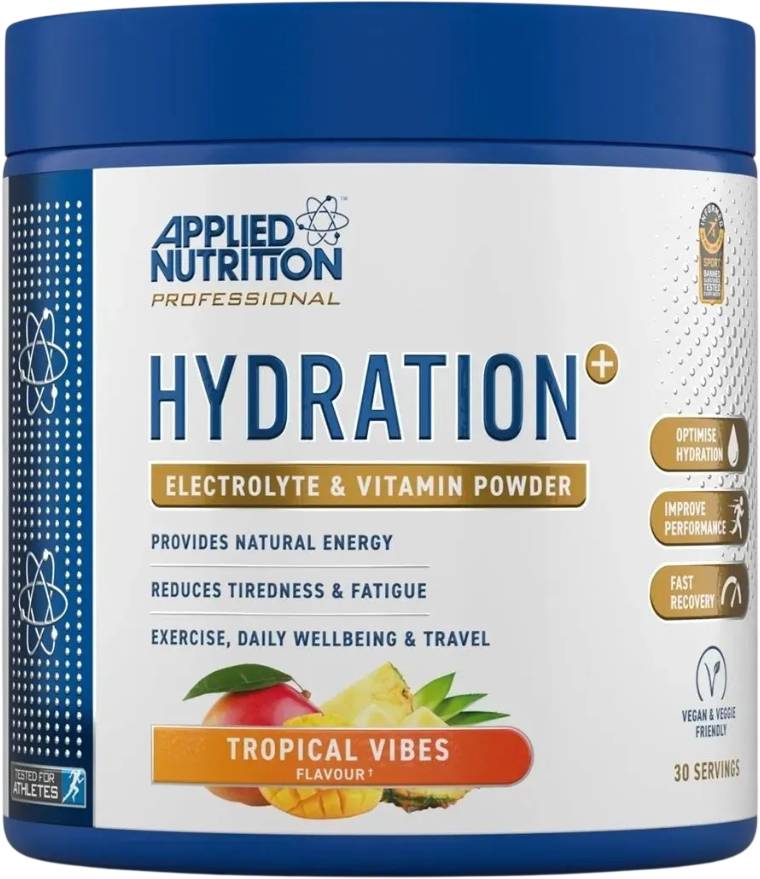 Applied Nutrition Hydration + Complete Electrolyte & Vitamin Powder - 240 gm Tropical Vibes