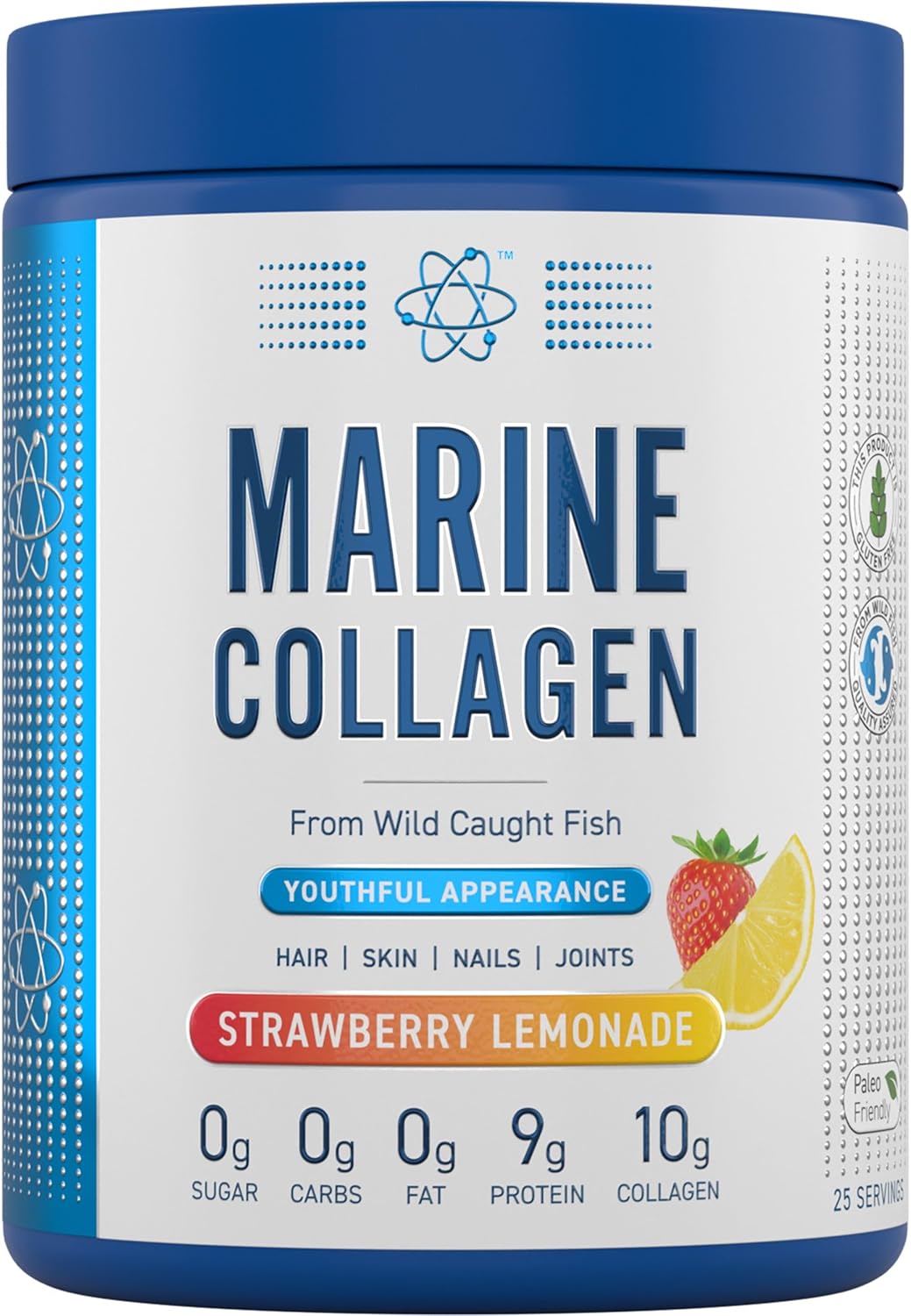 Applied Nutrition Marine Collagen 300G Strawberry Lemonade