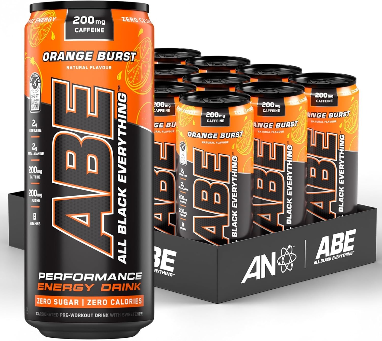 Applied Nutrition Abe Can Orange Burst 330Ml X 12