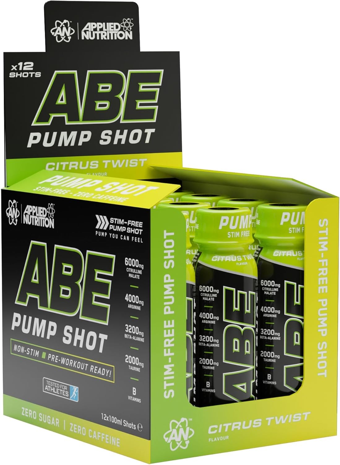Applied Nutrition Abe Pump Shot 100Ml X 12 Citrus Twist