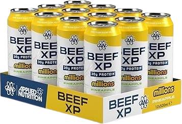 Applied Nutrition Beef Xp Can Millions Pineapple 12X500Ml