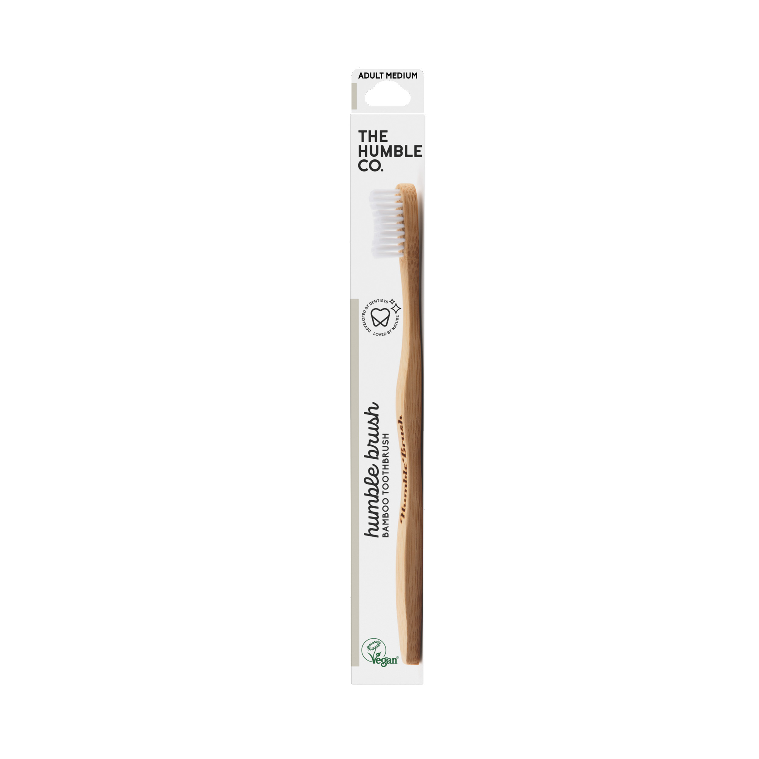 Humble Brush Bamboo Medium Flat Curved-Mixedcolors