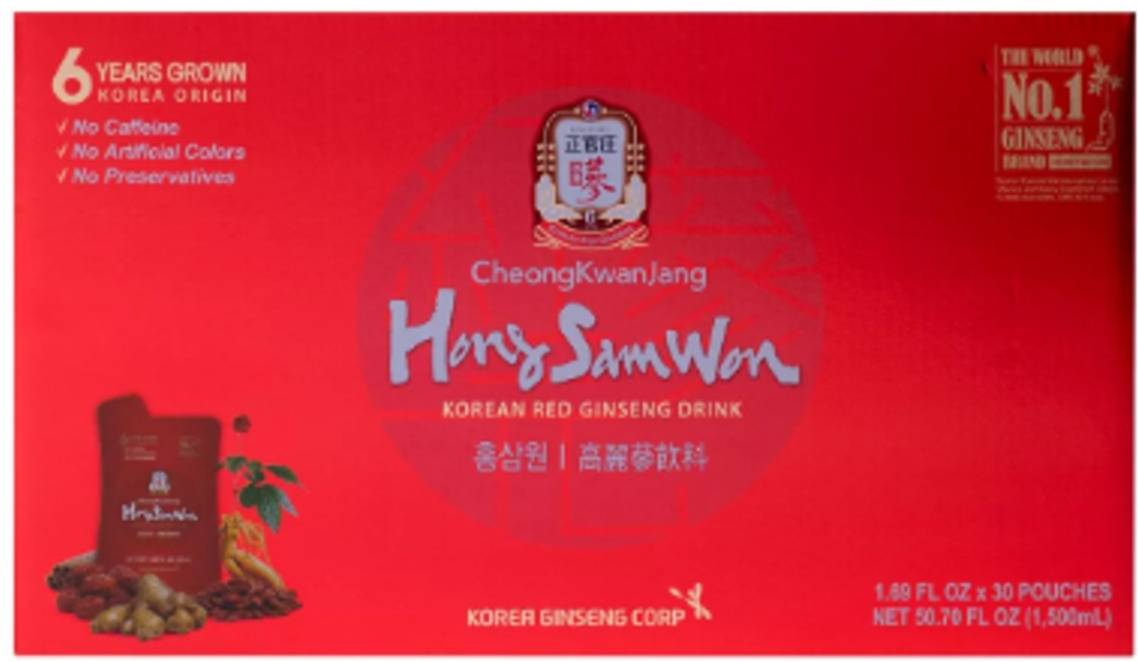 JUNG KWAN JANG Korean Ginseng Drink - 50ml - 30 Pouches