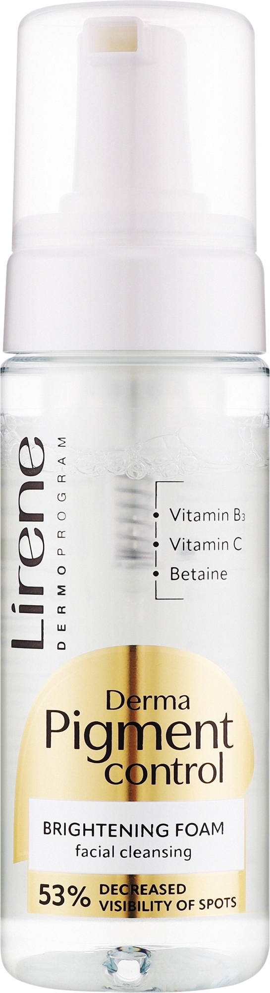 Lirene Pigment Derma Control Foam Facial Cleanser 150ml