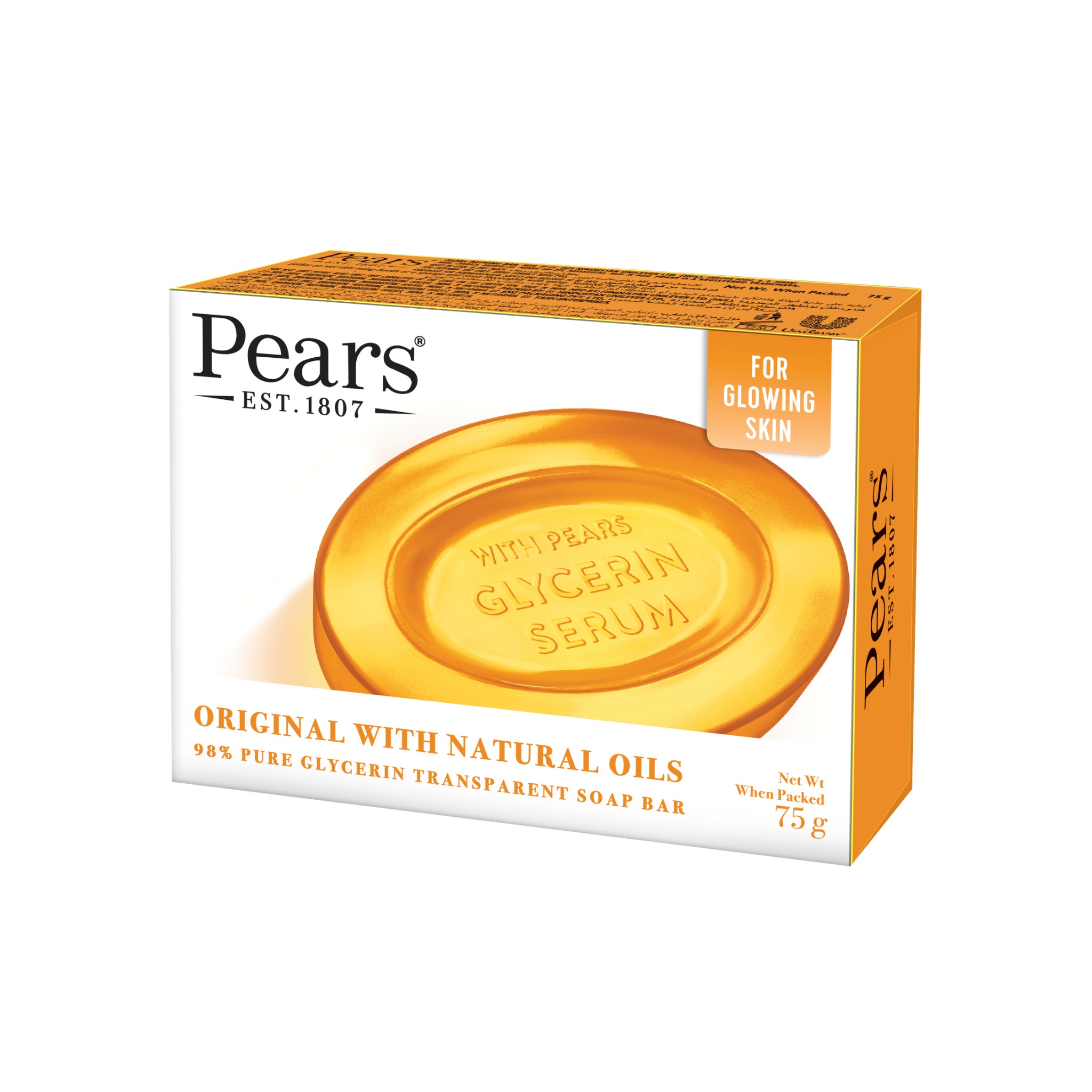 Pears Pure & Gentle Bathing Bar Soap 125g x4
