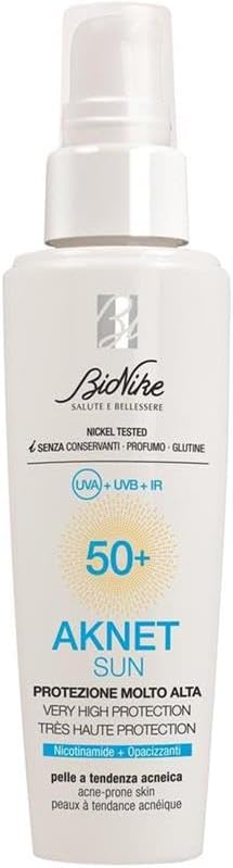 Bionike Aknet Sun 50+ Very High Protection - 50 ml