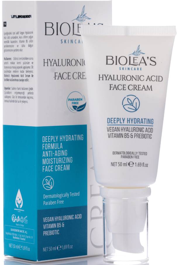 Bioleas Hyaluronic Acid Face Cream - 50 ml