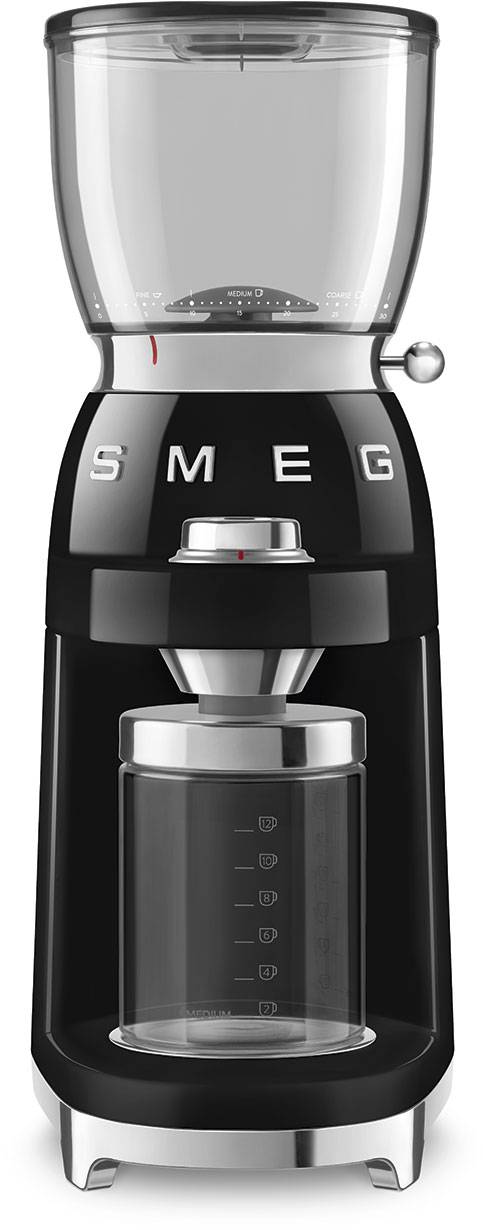 Smeg 50's Retro Style Coffee Grinder Black - Cgf11bluk