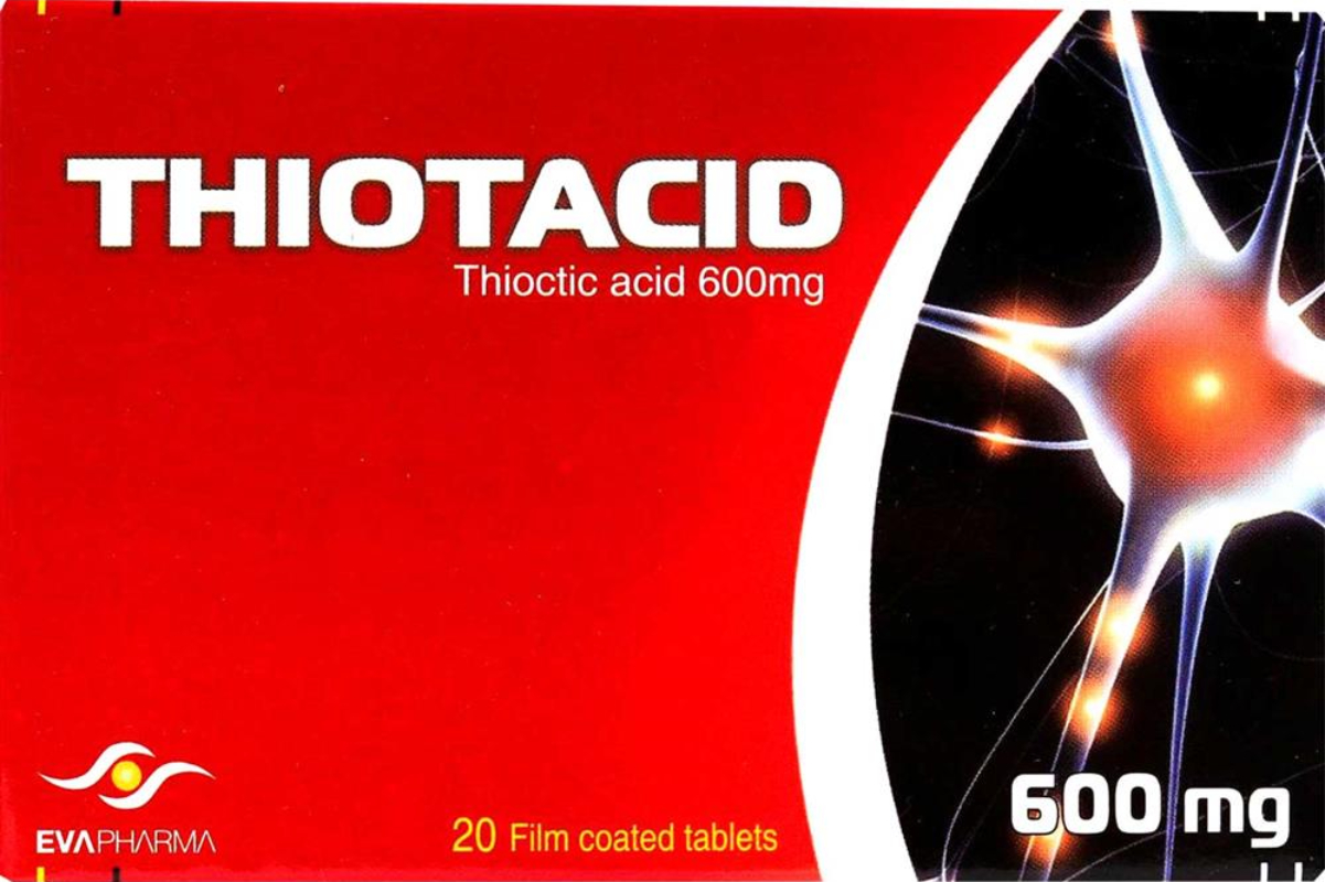 Thiotacid Tablets 20'S 600 mg - (2 X 10'S Blister)
