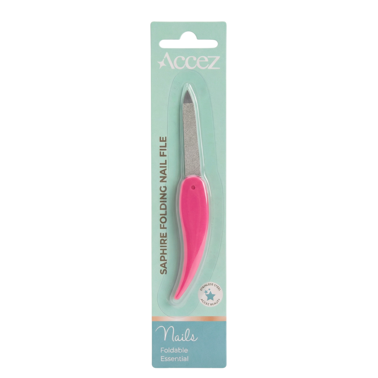 Accez Sapphire Folding Nails File