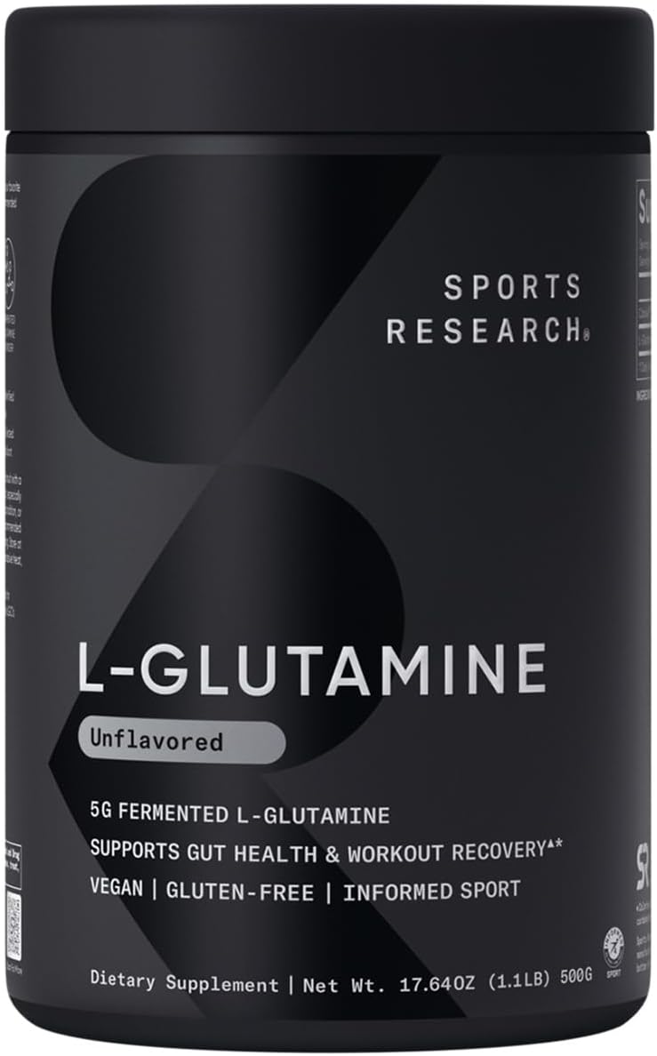 Sports Research L-Glutamine 100 Servings - 500 gm