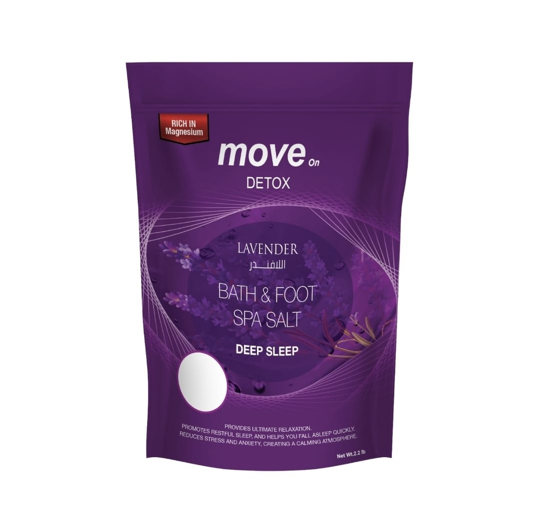 Move On Detox Levender Bath & Foot Spa Salt 1000 G