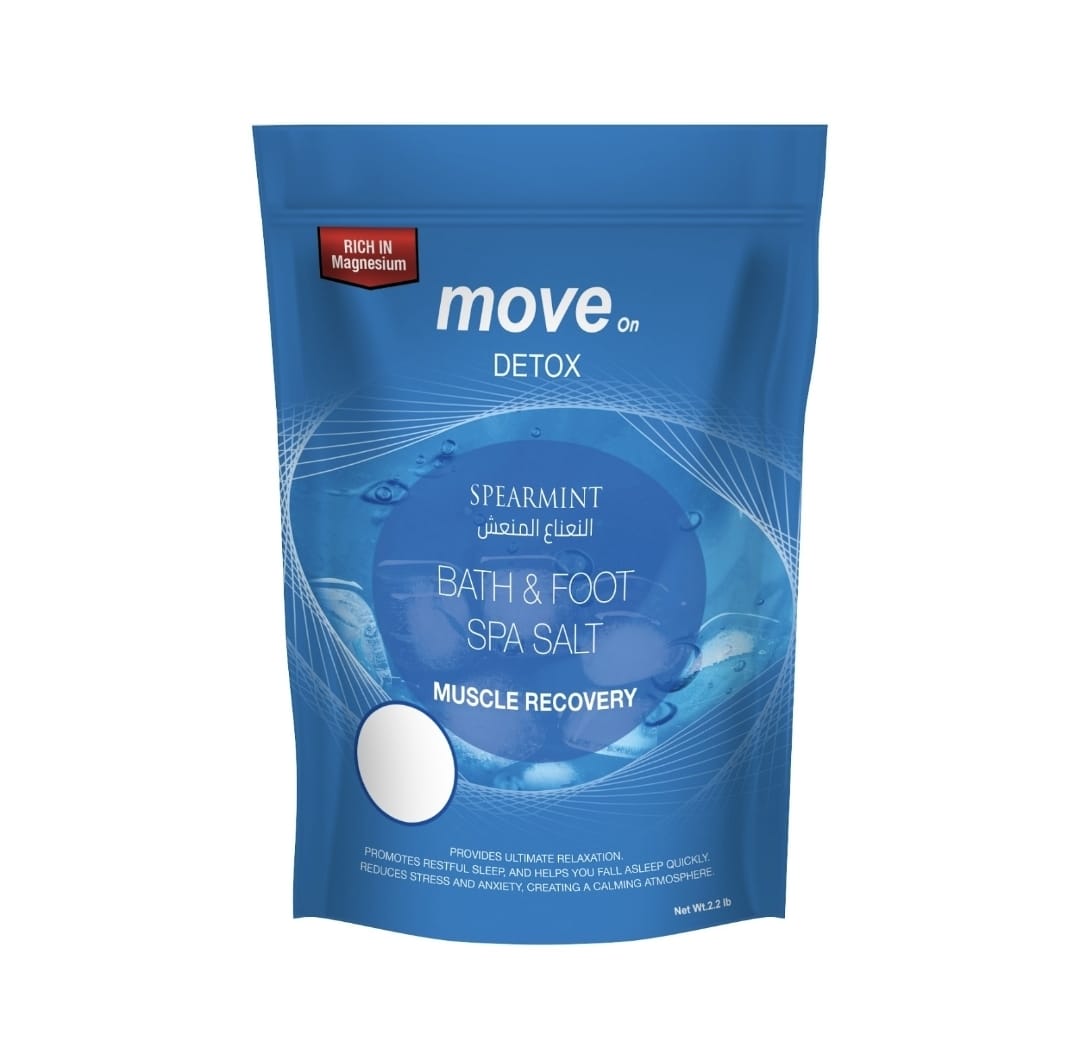 Move On Detox Spearmint Bath & Foot Spa Salt 1000 G