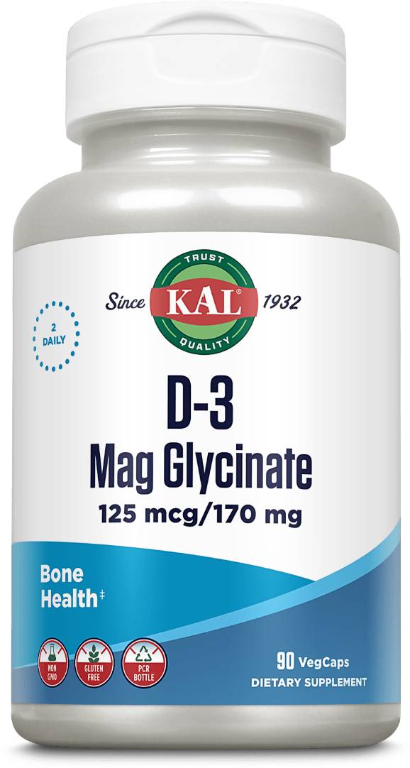 Kal D-3 Mag Glycinate - 90 Tablets 125 mcg