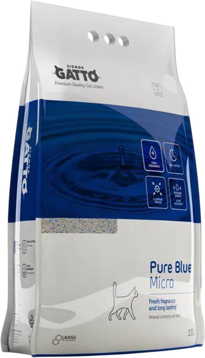 Signor Gatto Pure Blue Micro Cat Litter 10l