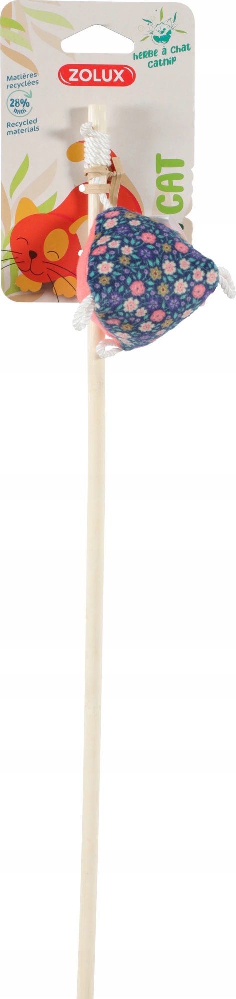 Zolux Ethicat Cat Toy Flwr Pyram Rod Toy