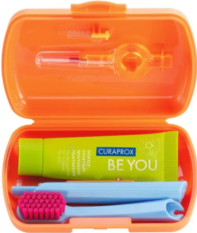 Curaprox Kids Travel Set - Orange