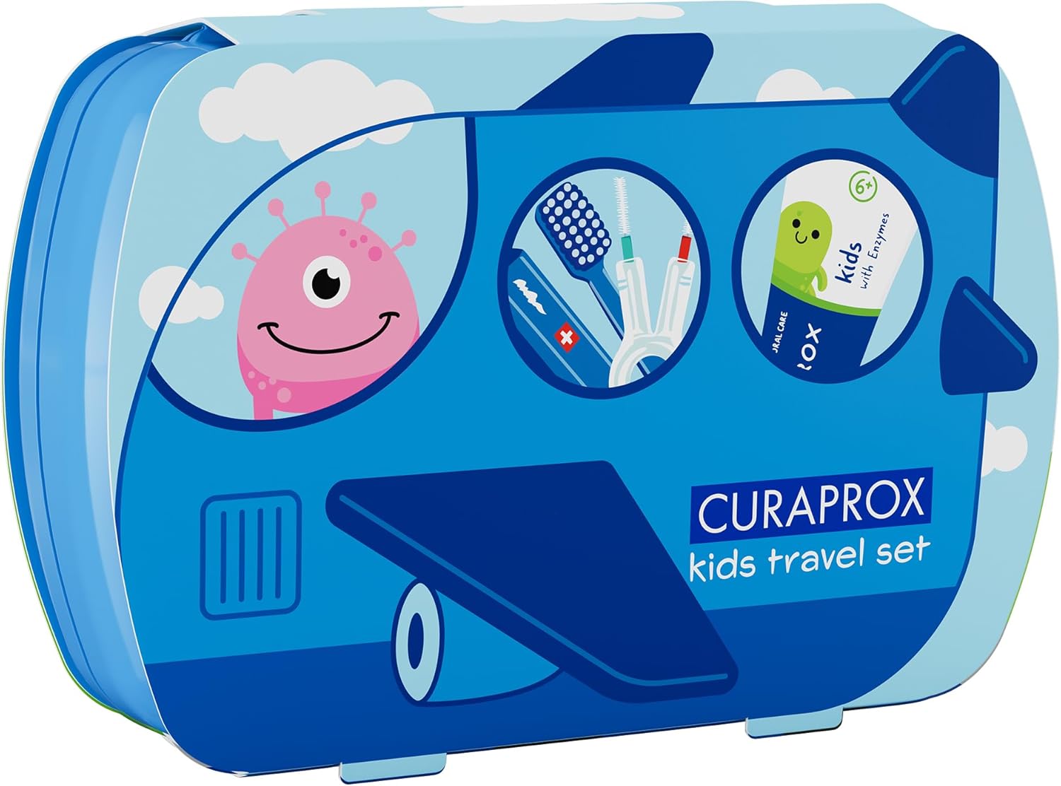 Curaprox Kids Travel Set - Blue