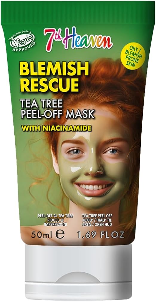 7th Heaven Blemish Rescue Tea Tree Peel-Off Mask Tube - 50 ml