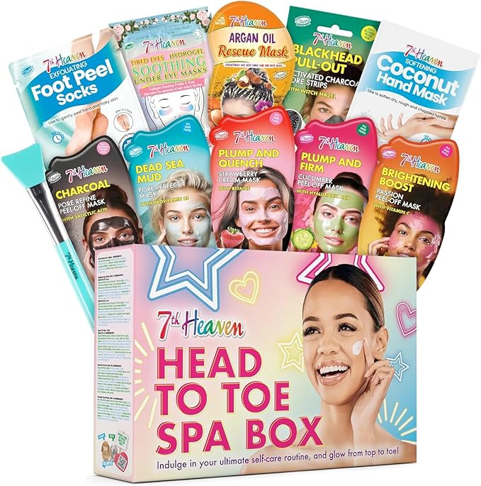 7th Heaven Head To Toe Spa Box - 10'S Pack