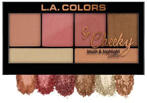 La Colors So Cheeky Blush & Highlighter - Peaches And Cream