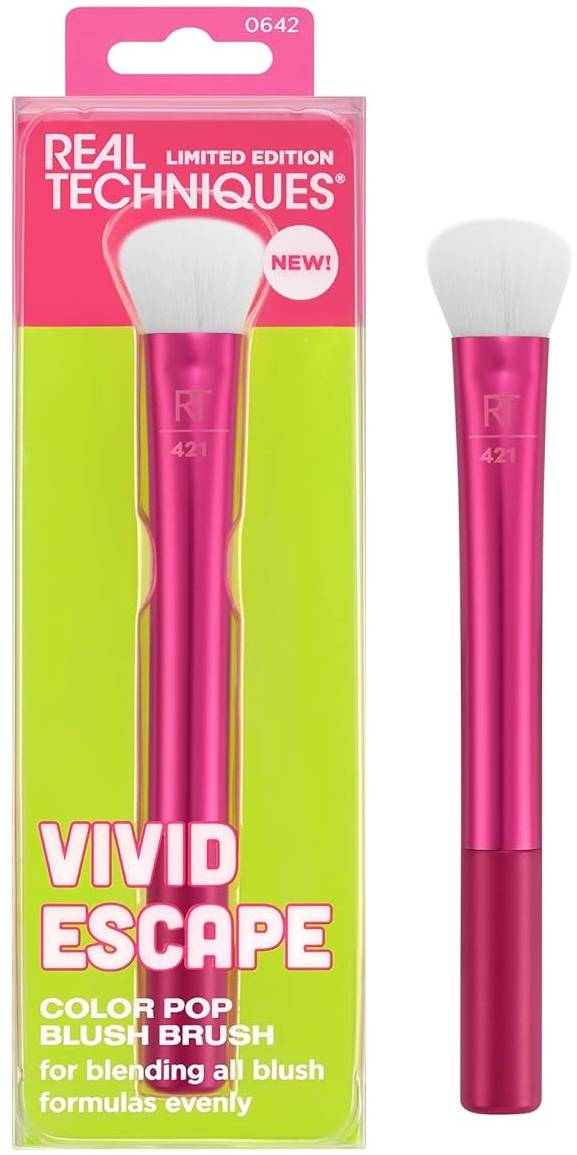 Real Techniques Vivid Escape Color Pop Blush Brush - 1 Count