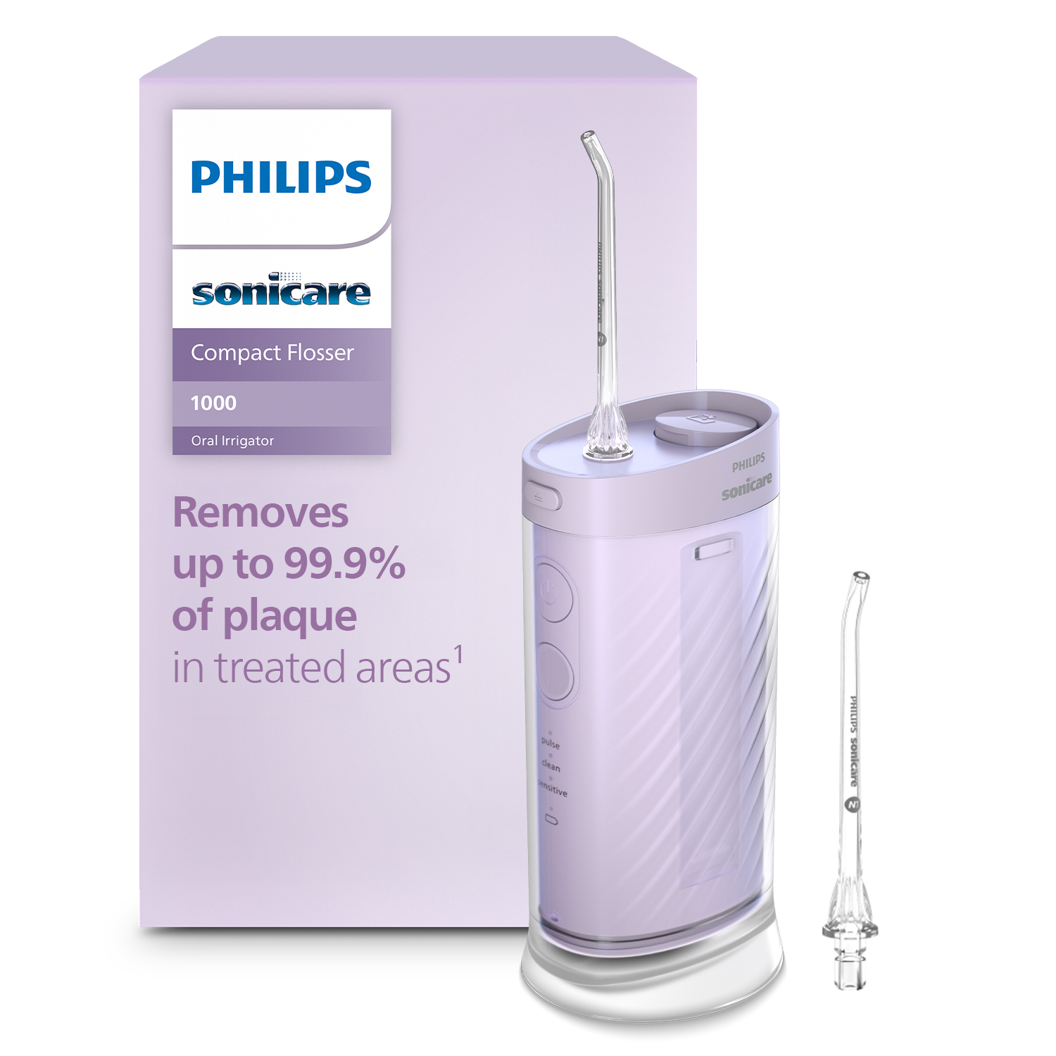 Philips Sonicare Compact Flosser Hx3333/23 Purple