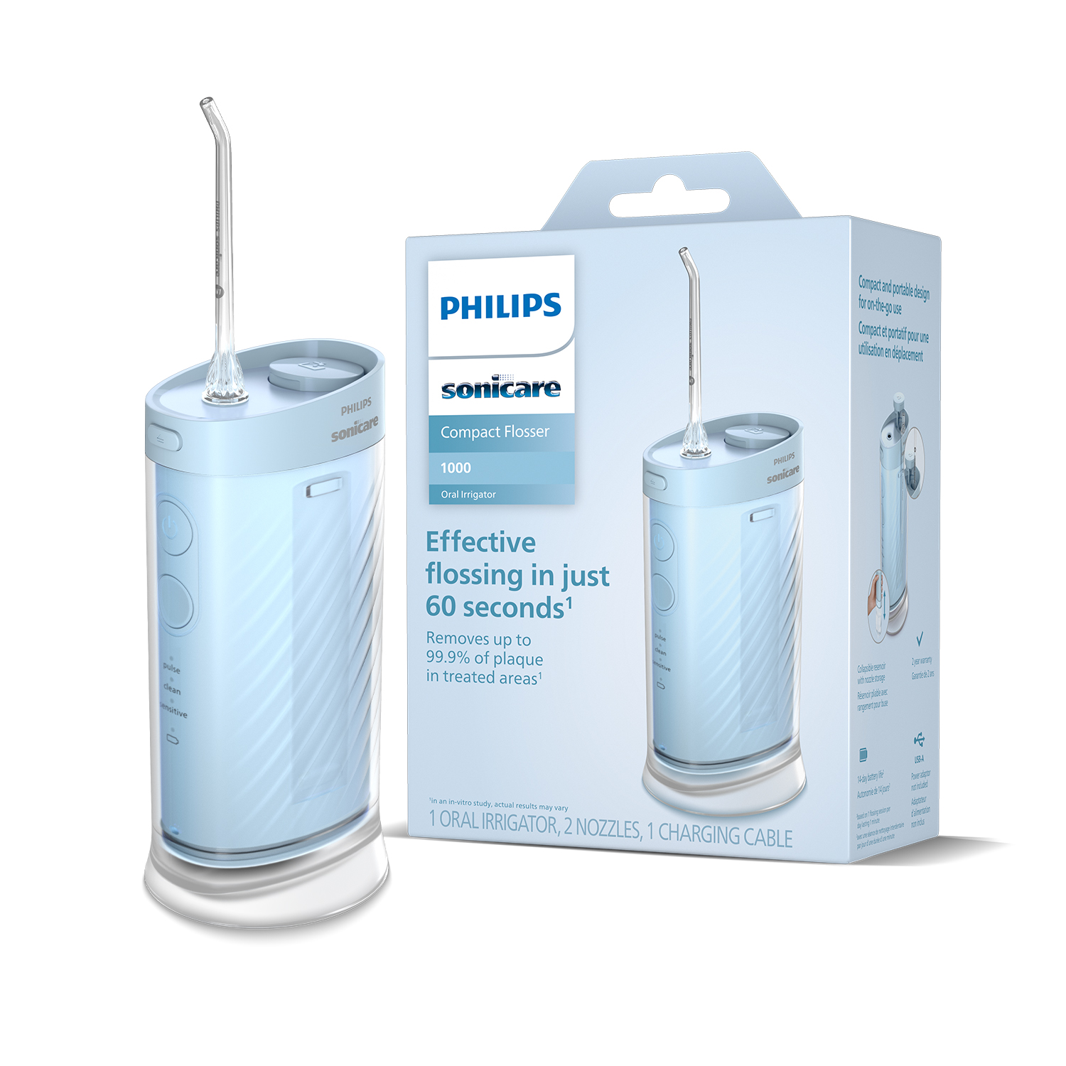 Philips Sonicare Compact Flosser Hx3333/24 Blue