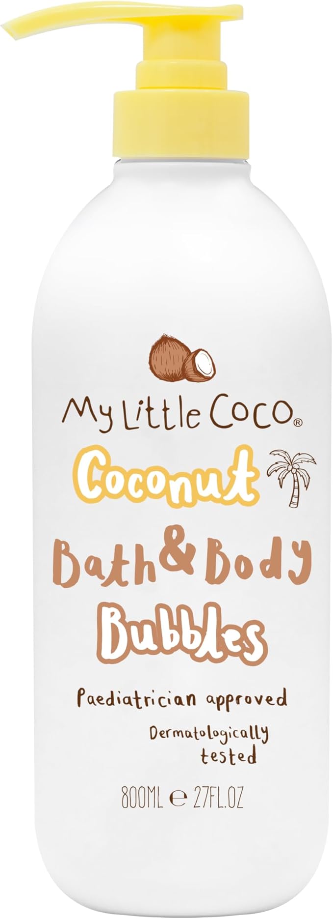 My little coco Bath & Body Bubbles 800ml Coconut