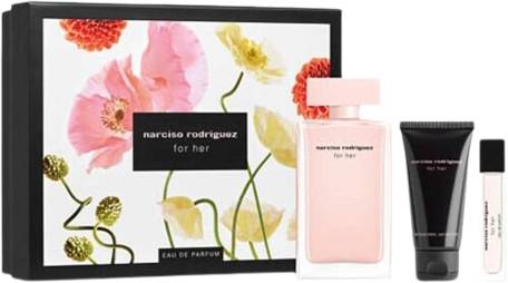 Narciso Rodriguez For Her Gift Set Body Lotion